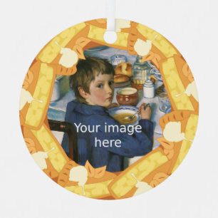 Apple pie lijst voor je foto - aangepaste tekst metalen ornament