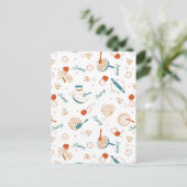 Apple Pie Lover Pattern Briefkaart (Staand voorkant)