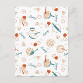 Apple Pie Lover Pattern Briefkaart (Voorkant)