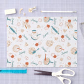 Apple Pie Lover Pattern Tissuepapier (Craft)