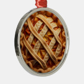 Apple Pie Metalen Ornament (Rechts)