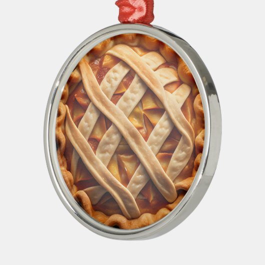 Apple Pie Metalen Ornament (Links)