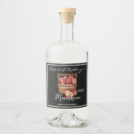 Apple Pie Moonshine - Gepersonaliseerd Likeurfles Etiket