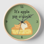 Apple Pie O'Clock, leuk eten grafisch groots (Voorkant)