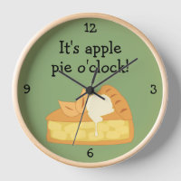 Apple Pie O'Clock, leuk eten grafisch groots