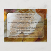 Apple Pie of Dessert Recipe Briefkaart (Achterkant)