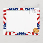 Apple Pie op sterren & Stripes Briefkaart (Achterkant)