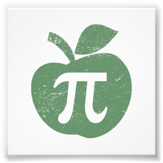 Apple Pie Pi Day Foto Afdruk (Voorkant)