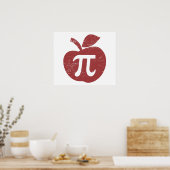 Apple Pie Pi Day Poster (Keuken)