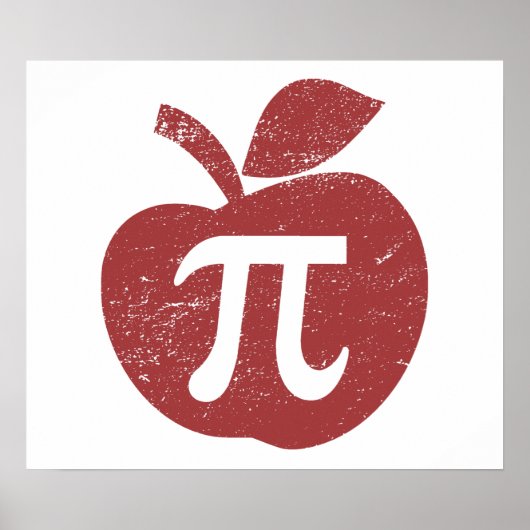 Apple Pie Pi Day Poster (Voorkant)