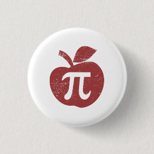 Apple Pie Pi Day Ronde Button 3,2 Cm