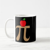 Apple Pie Pi Wiskunde Pun Koffiemok (Links)