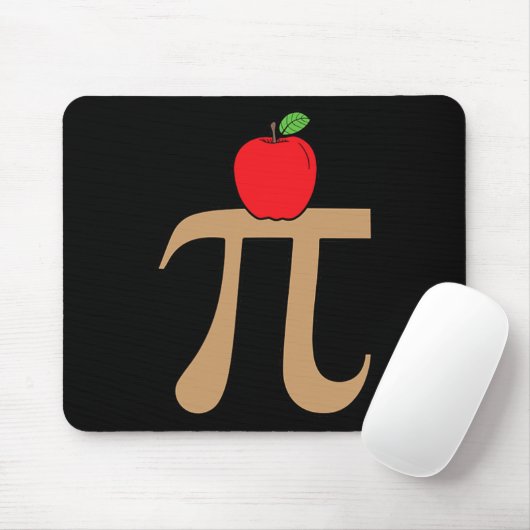 Apple Pie Pi Wiskunde Pun Muismat (Met muis)
