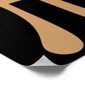 Apple Pie Pi Wiskunde Pun Poster (Hoek)