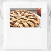 Apple Pie Rechthoekige Sticker (Tas)