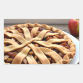Apple Pie Rechthoekige Sticker (Voorkant)