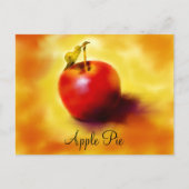 Apple Pie Recipe Card Briefkaart (Voorkant)