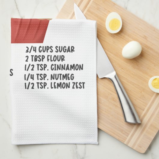 Apple Pie Recipe Theedoek (Quarter Fold)