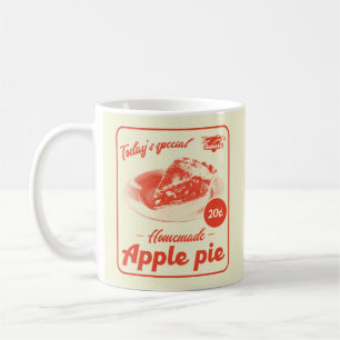 Apple Pie Retro Aesthetic Diner Promo Poster Koffiemok