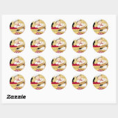 Apple Pie Ronde Sticker (Vel)
