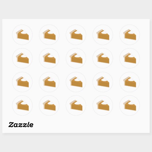 Apple Pie Ronde Sticker (Vel)