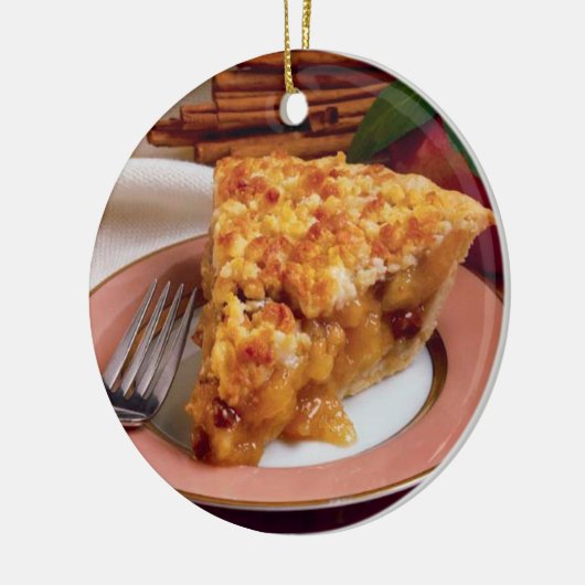 APPLE PIE ROUND ORNAMENT (Links)
