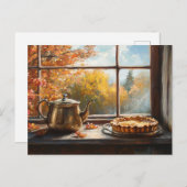 Apple Pie Rustic Kitchen Setting Briefkaart (Voorkant / Achterkant)