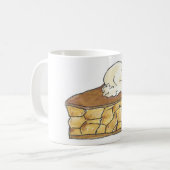 Apple Pie Slice a la Mode Ice Cream Dessert Picnic Koffiemok (Voorkant links)