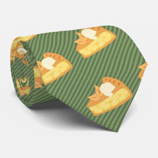Apple Pie Slice Graphic - kies Achtergrond - Afbee Stropdas (Opgerold)