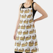 Apple Pie Slice Piece a la Mode Ice Cream Scoop Schort (Insitu)