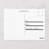 Apple Pie Tarts Briefkaart (Achterkant)