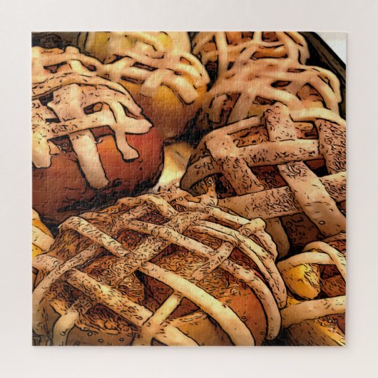 Apple Pie Tarts Legpuzzel (Verticaal)