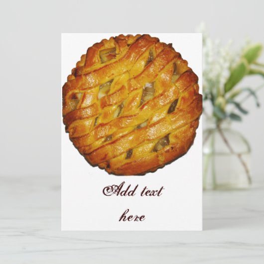 Apple Pie_ Uitnodiging (Staand voorkant)