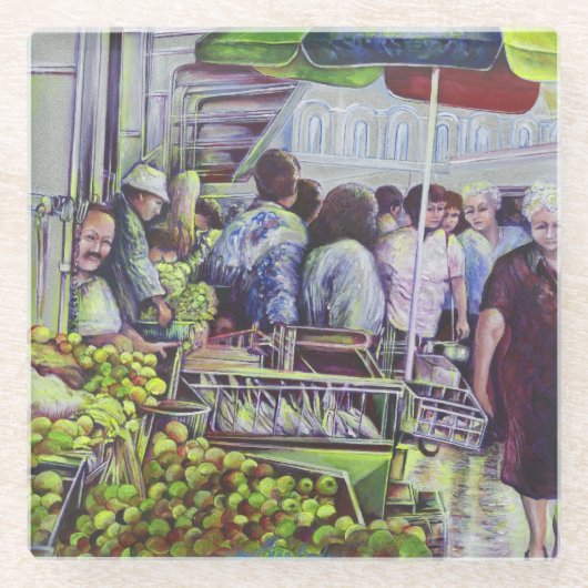 Apple Pie vereist appels Glazen Onderzetter (Voorkant)