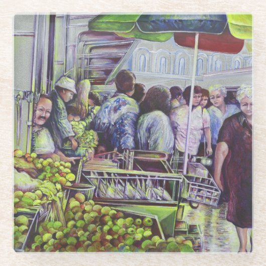 Apple Pie vereist appels Glazen Onderzetter (Voorkant)