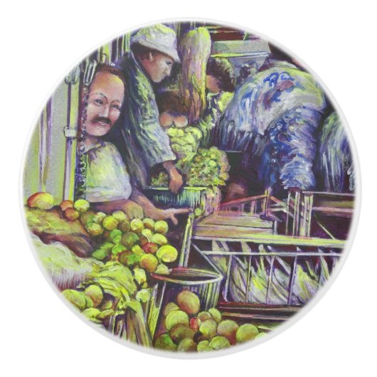 Apple Pie vereist appels Keramische Knop (Voorkant)