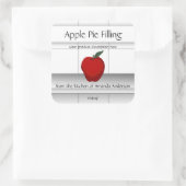 Apple Pie Vulling Keuken Tegels Sq Product Label (Tas)