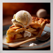 Apple Pie - Yummy Kitchen Wall Art Poster (Voorkant)