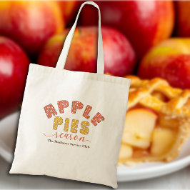 Apple Pies Seizoen Vibes Personaliseer Naam Tote Bag