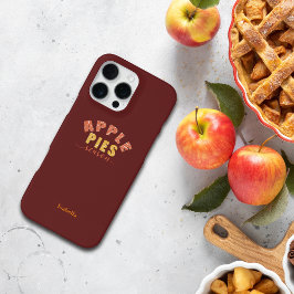 Apple Pies Vibes Naam Personaliseren Hoesje iPhone 16 Pro Max Hoesje