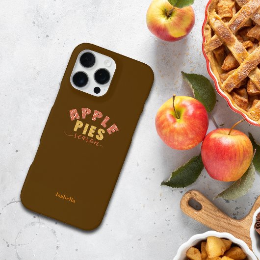 Apple Pies Vibes Personalize Name Phone Case iPhone Hoesje