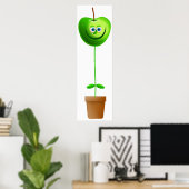 Apple Plant Poster (Thuiskantoor)