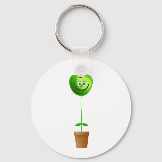 Apple Plant Sleutelhanger (Voorkant)