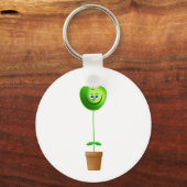 Apple Plant Sleutelhanger (Voorkant)