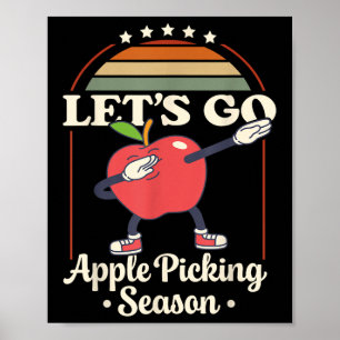 Apple Pluk Team 2025 Herfst Boomgaard Oogst Pret Poster