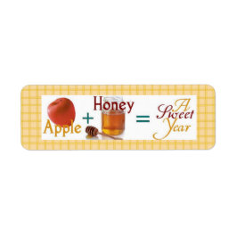 Apple Plus Honey Rosh Hashana Etiket