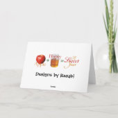 Apple plus Honing Feestdagen Kaart (Achterkant)