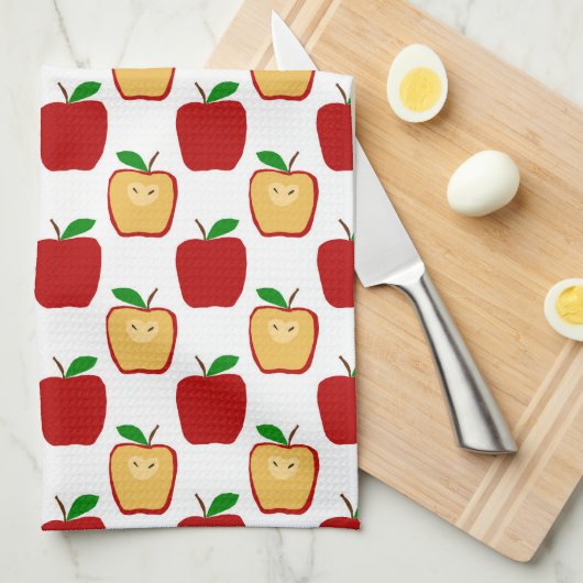 Apple Polkadots Theedoek (Quarter Fold)