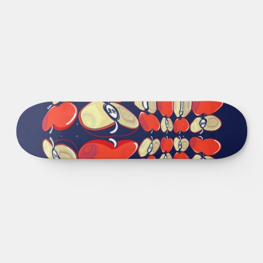 Apple Pop Skateboard Deck (Horizontaal)