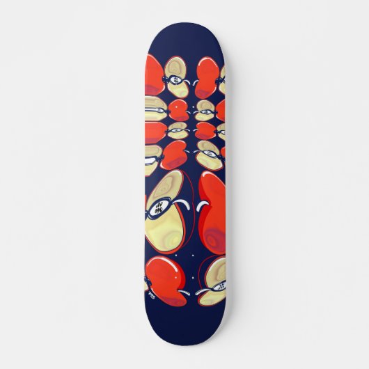 Apple Pop Skateboard Deck (Voorkant)
